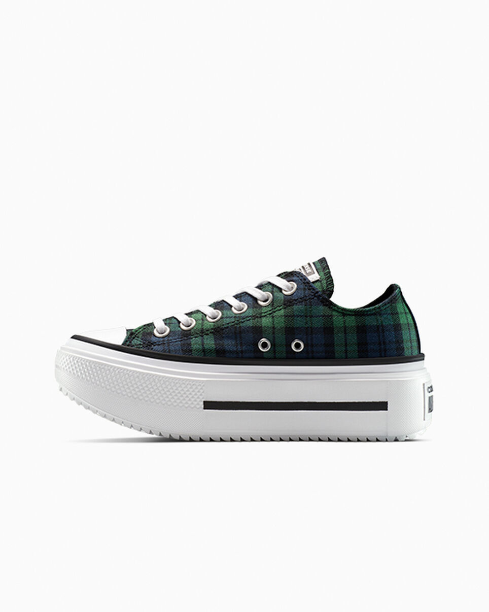 Chuck Taylor All Star Lift Double Stack Platform Plaid - 2