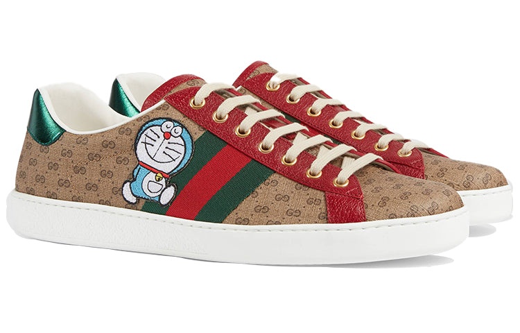 Doraemon x Gucci Ace Series Shoes/Sneakers Ebony 655021-2SZ10-9765 - 4