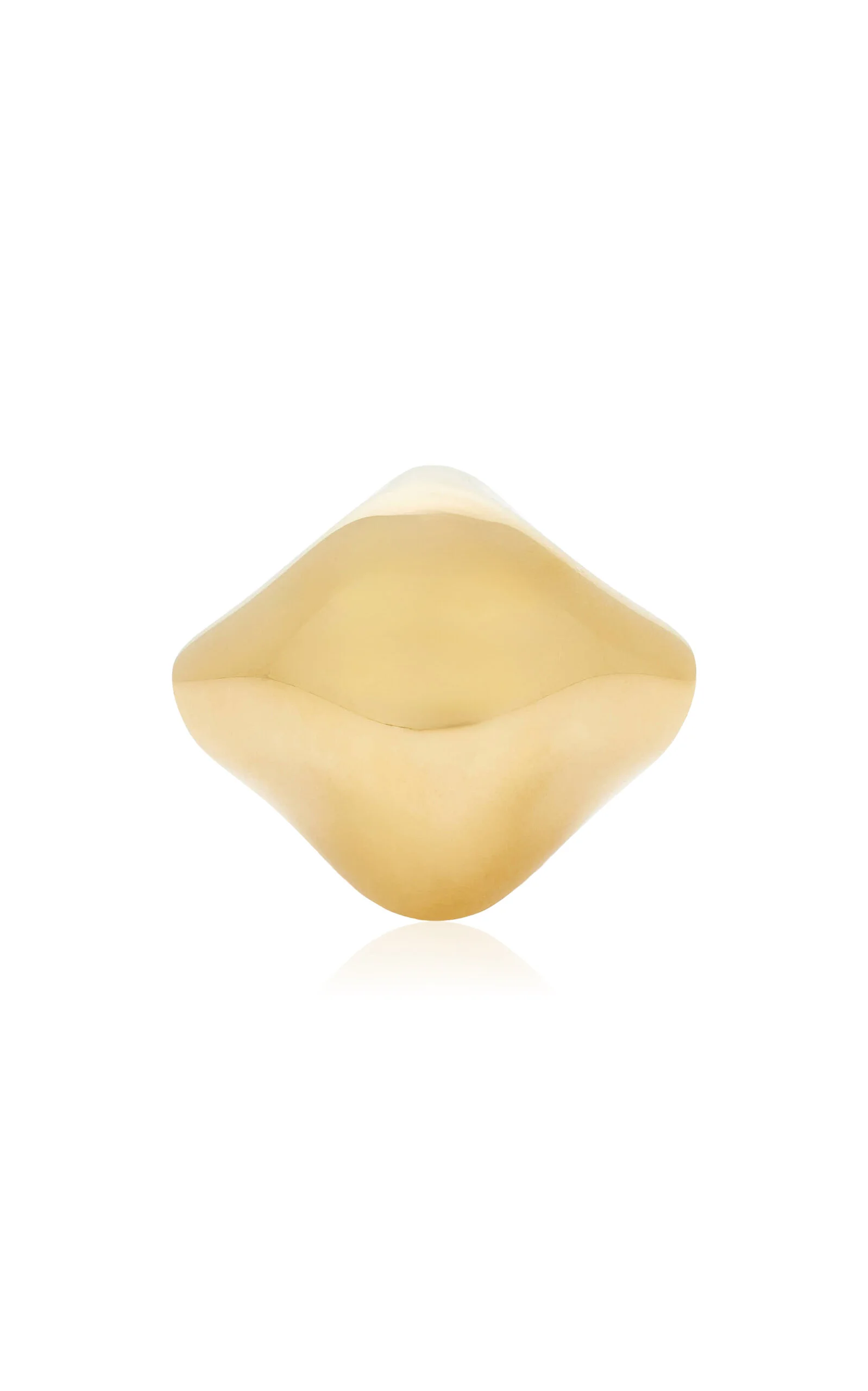 Lotus 18K Gold-Plated Brass Ring gold - 1