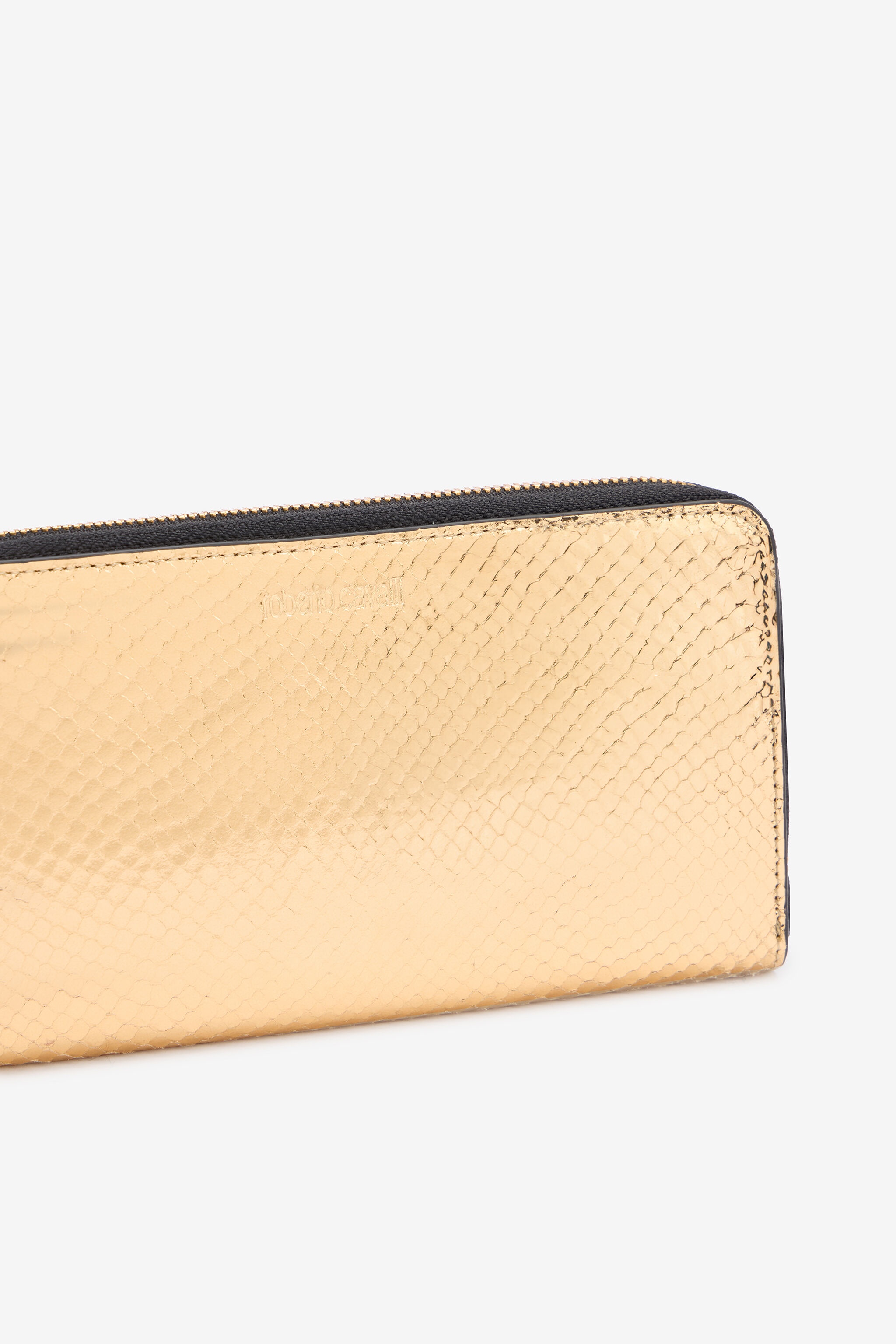 Snake Print Zip-Around Wallet - 4