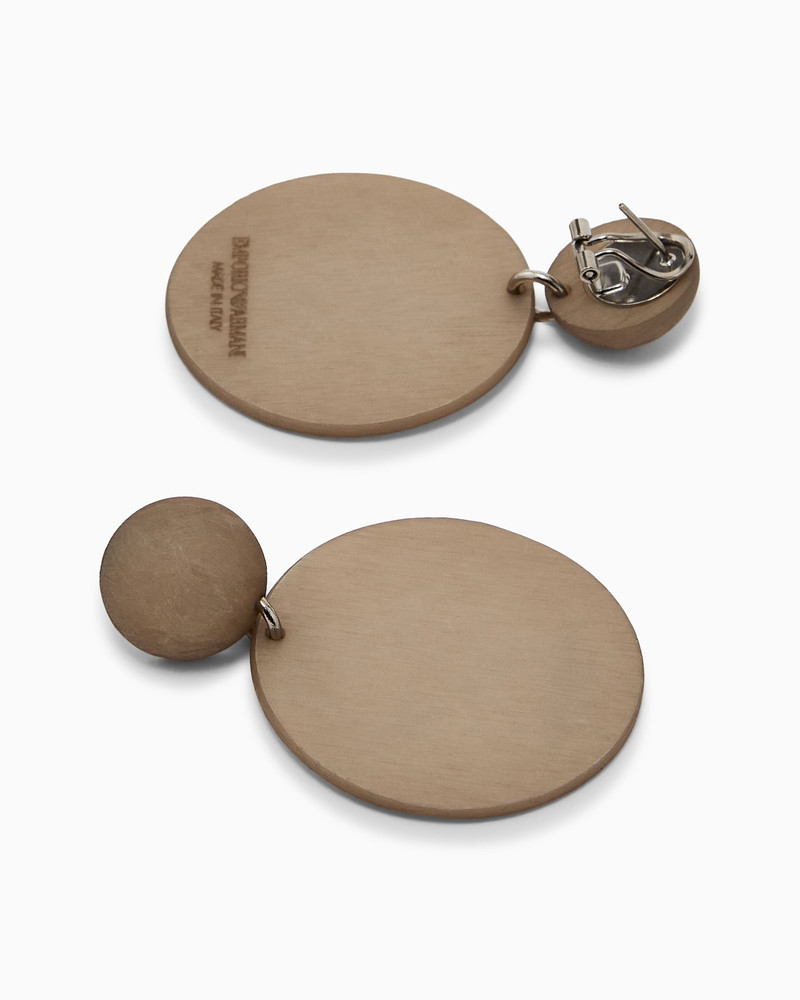 EMPORIO ARMANI ROUND PENDANT EARRINGS outlook