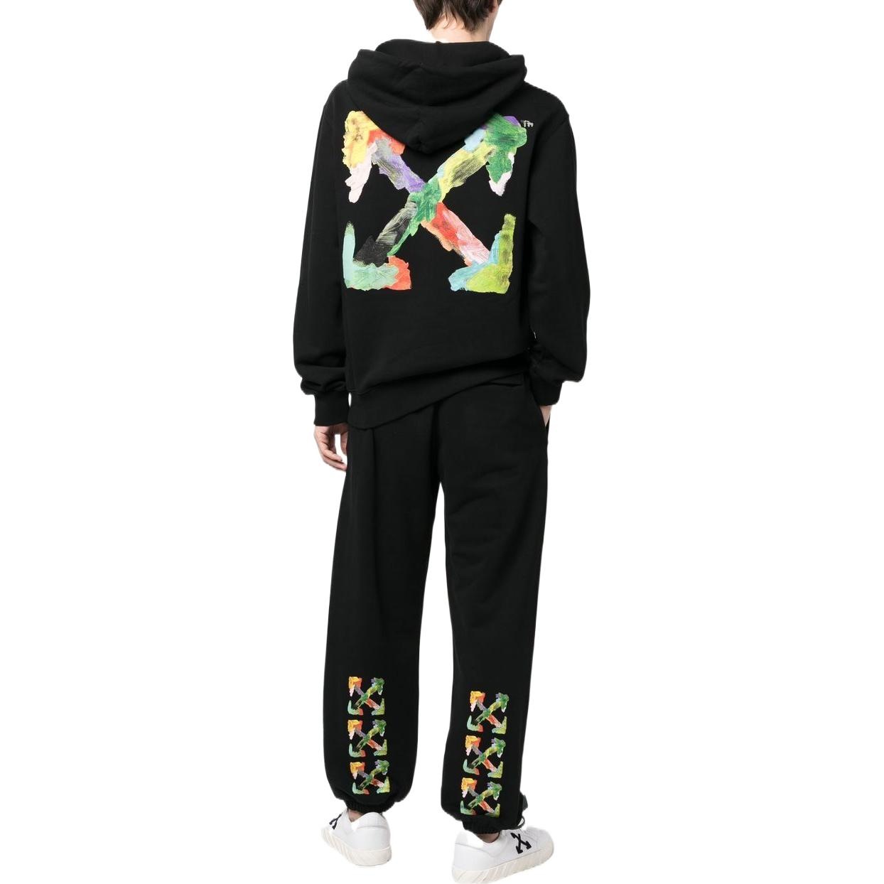 Off-White Brush Arrow Track Pants 'Black' OMCH029S23FLE0021084 - 4