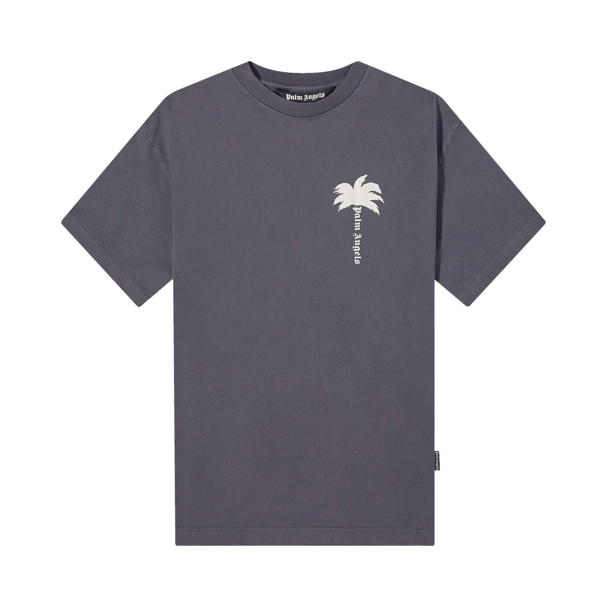Palm Angels The Palm T-Shirt 'Dark Grey/Off White' - 1