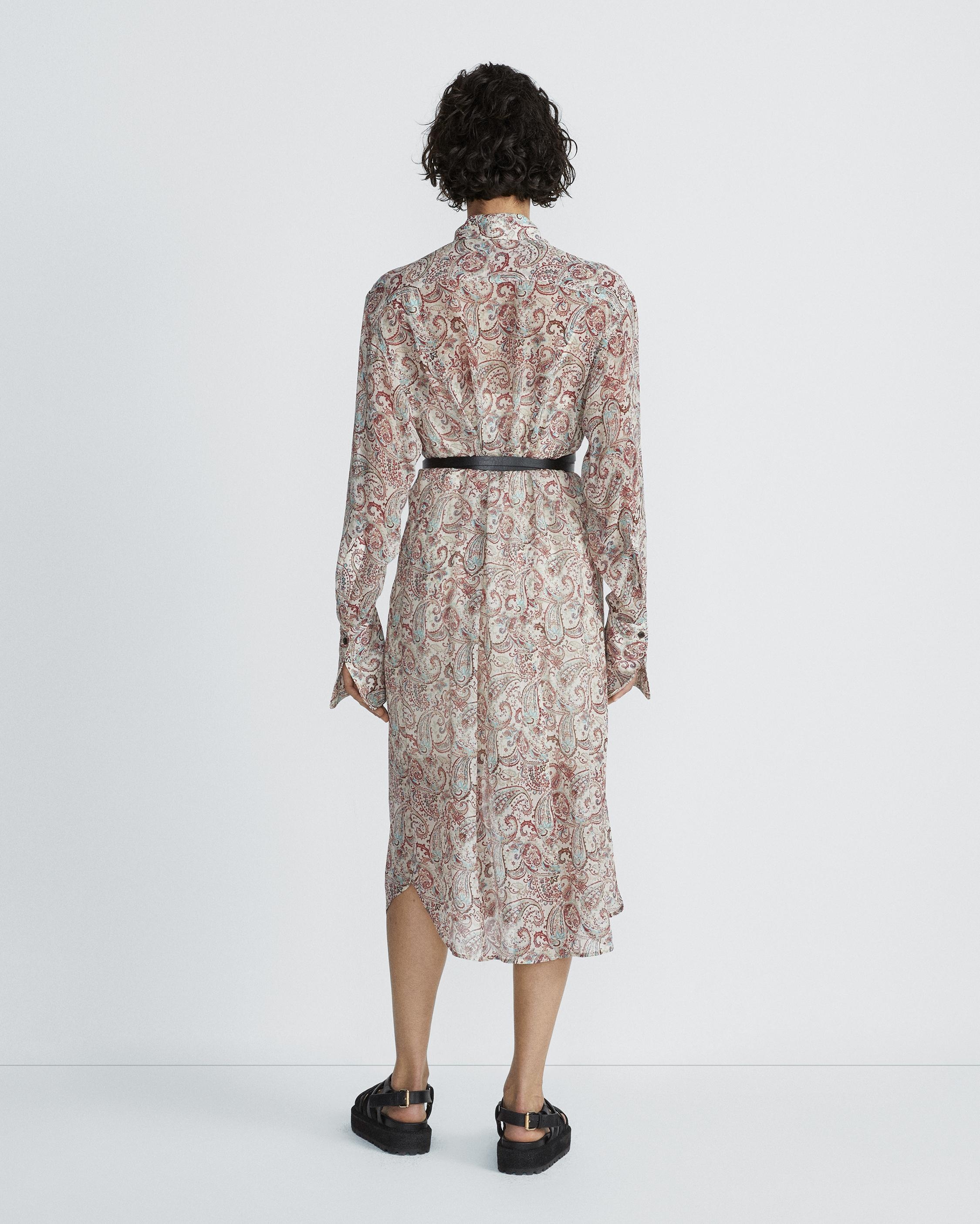 Leona Paisley Silk Dress
Midi Dress - 5