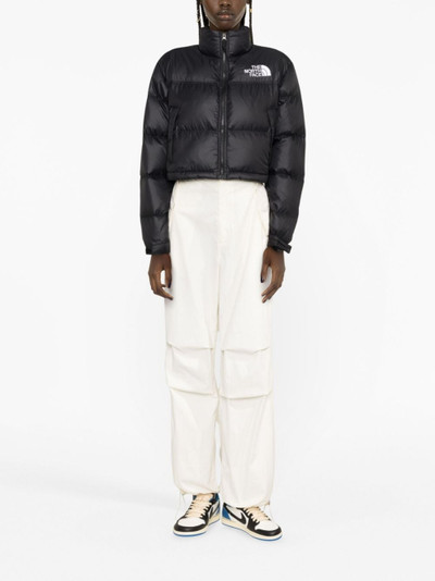 The North Face Nuptse padded cropped jacket outlook