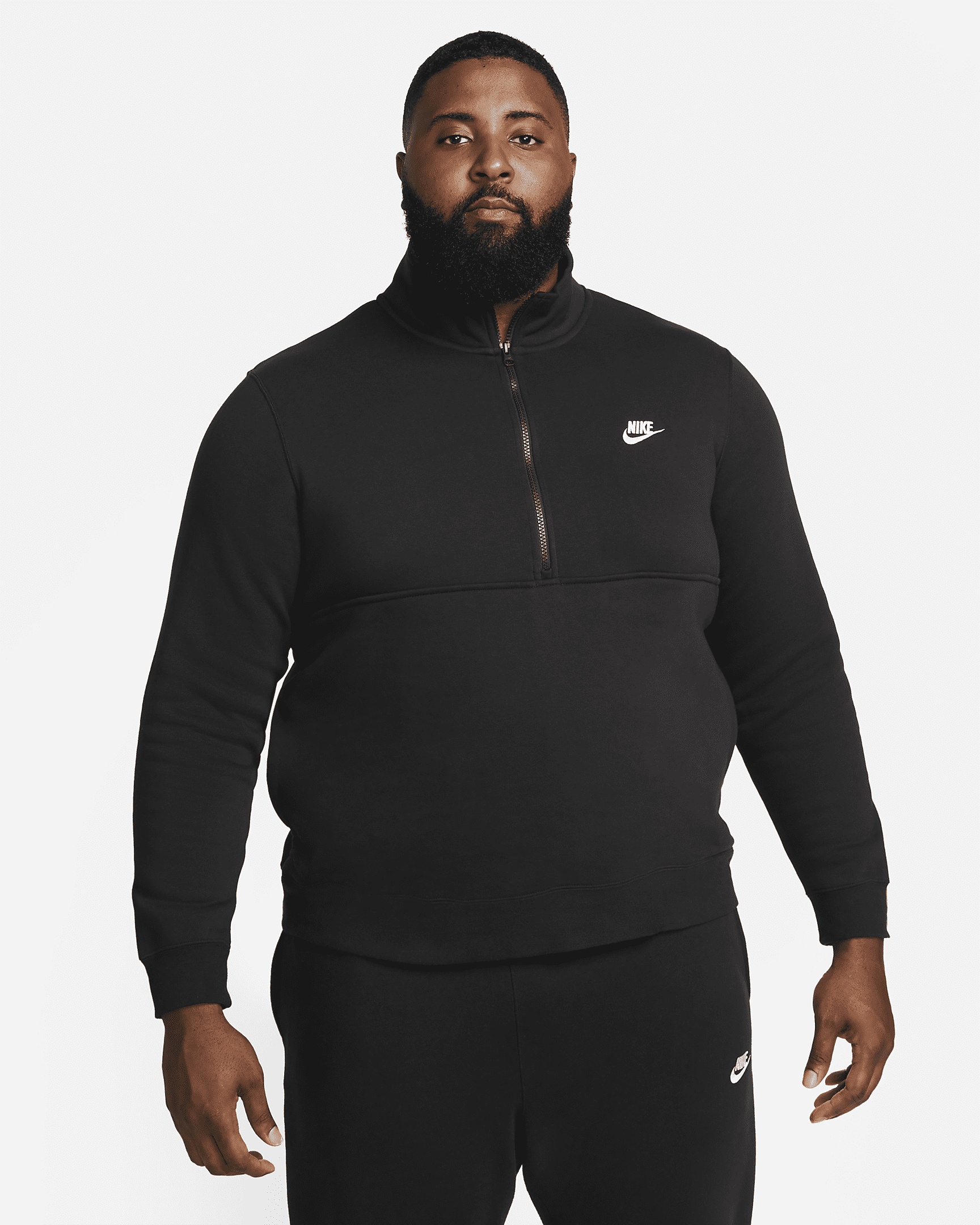 Nike Sportswear Club Men's Brushed-Back 1/2-Zip Pullover - 6