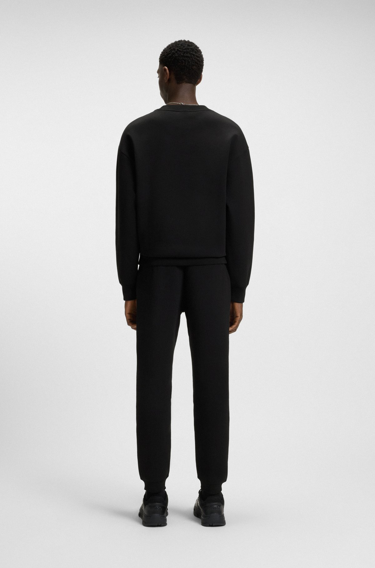 SWEATSHIRT WITH STACKED-LOGO BADGE - 5