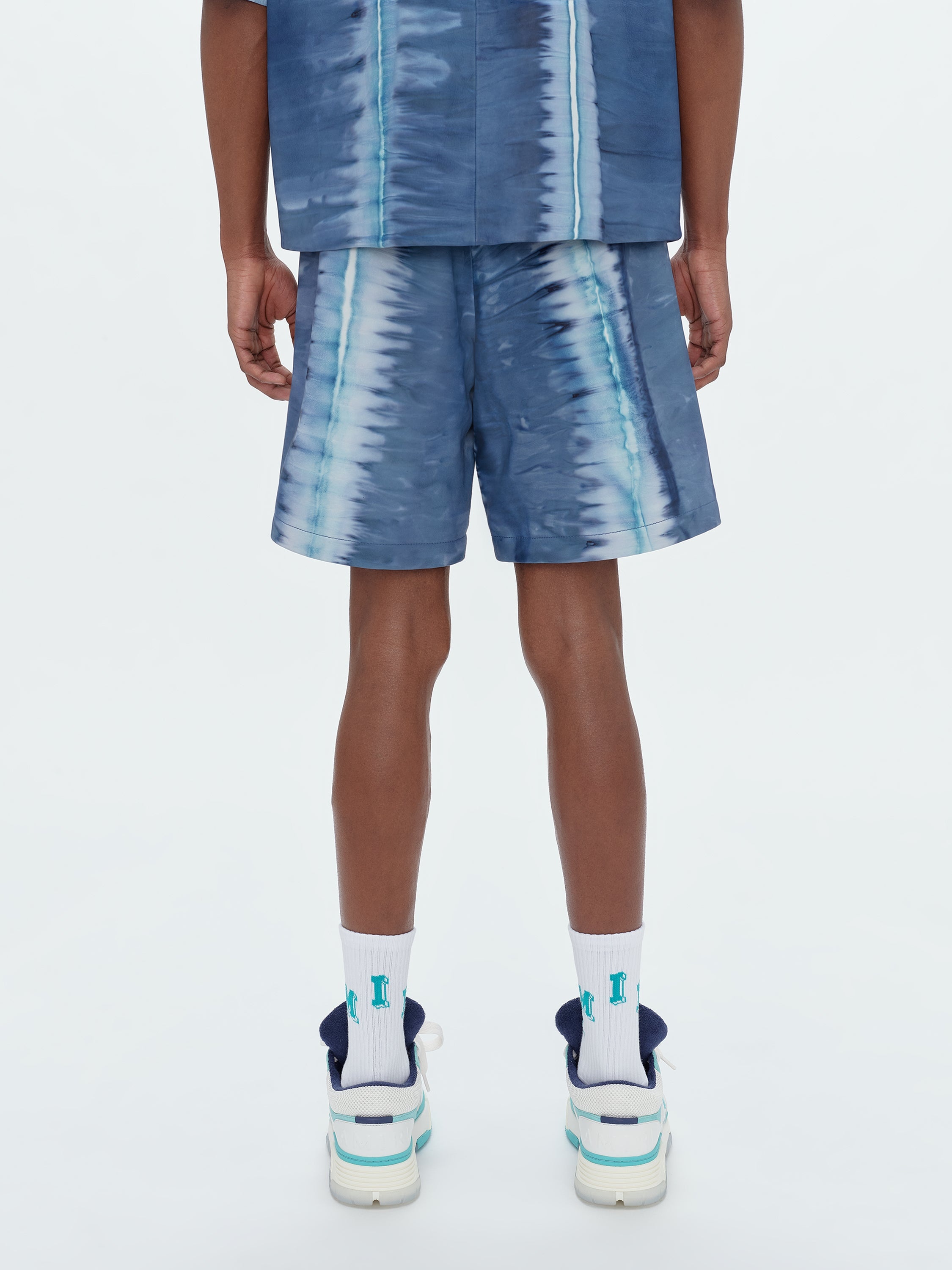 LEATHER TIE DYE SHORT - 5