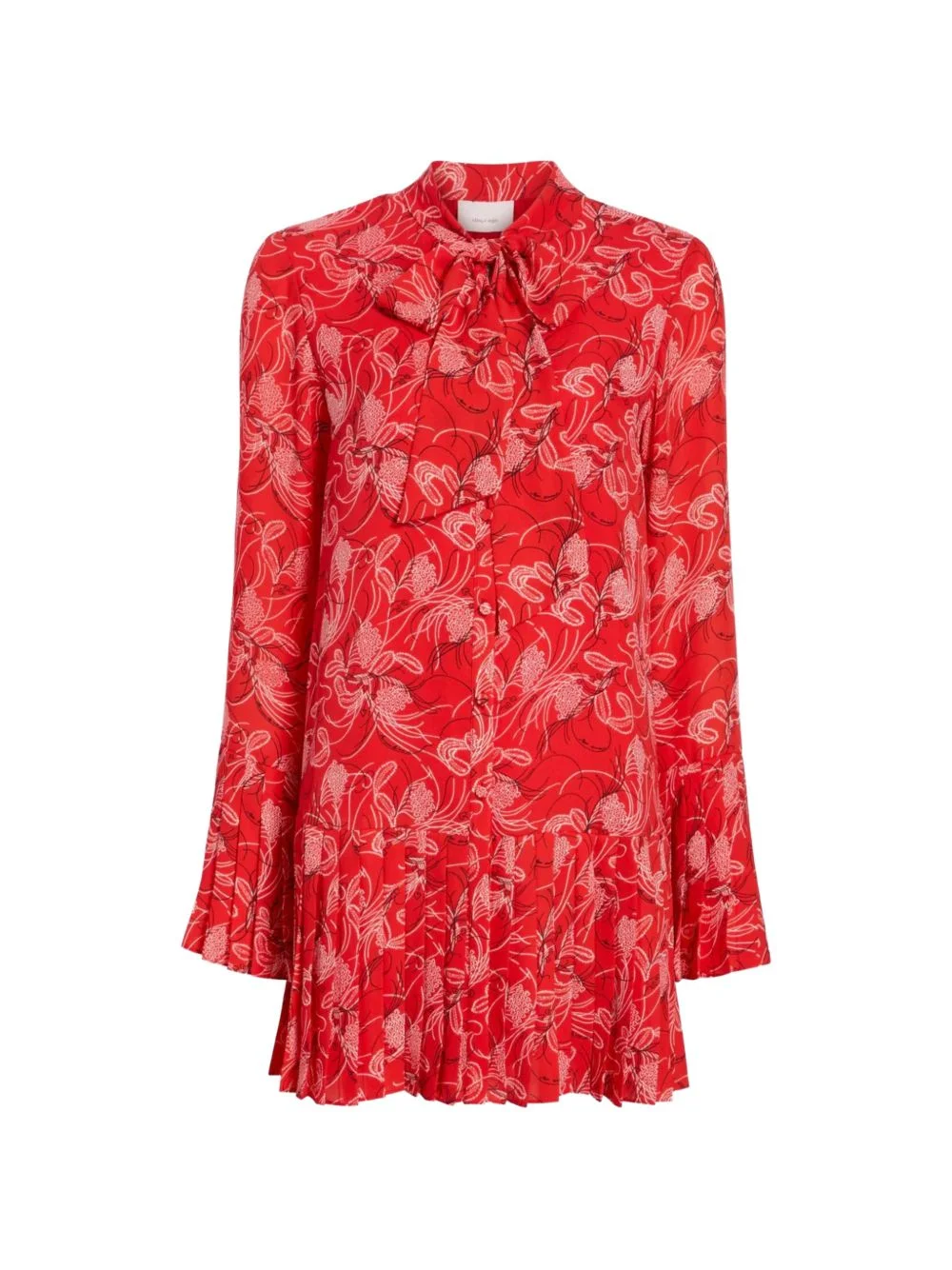 Alinda botanical floral mini dress - 1