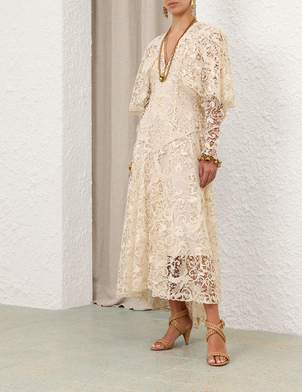 MEMENTO BIRD LACE DRESS - 3