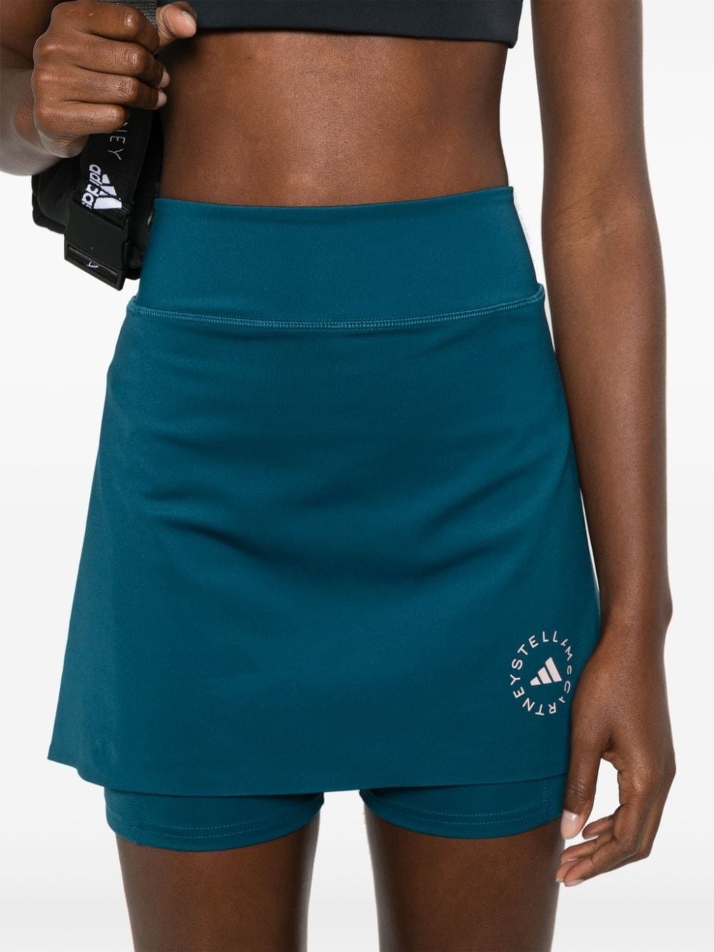 logo-print skorts - 5