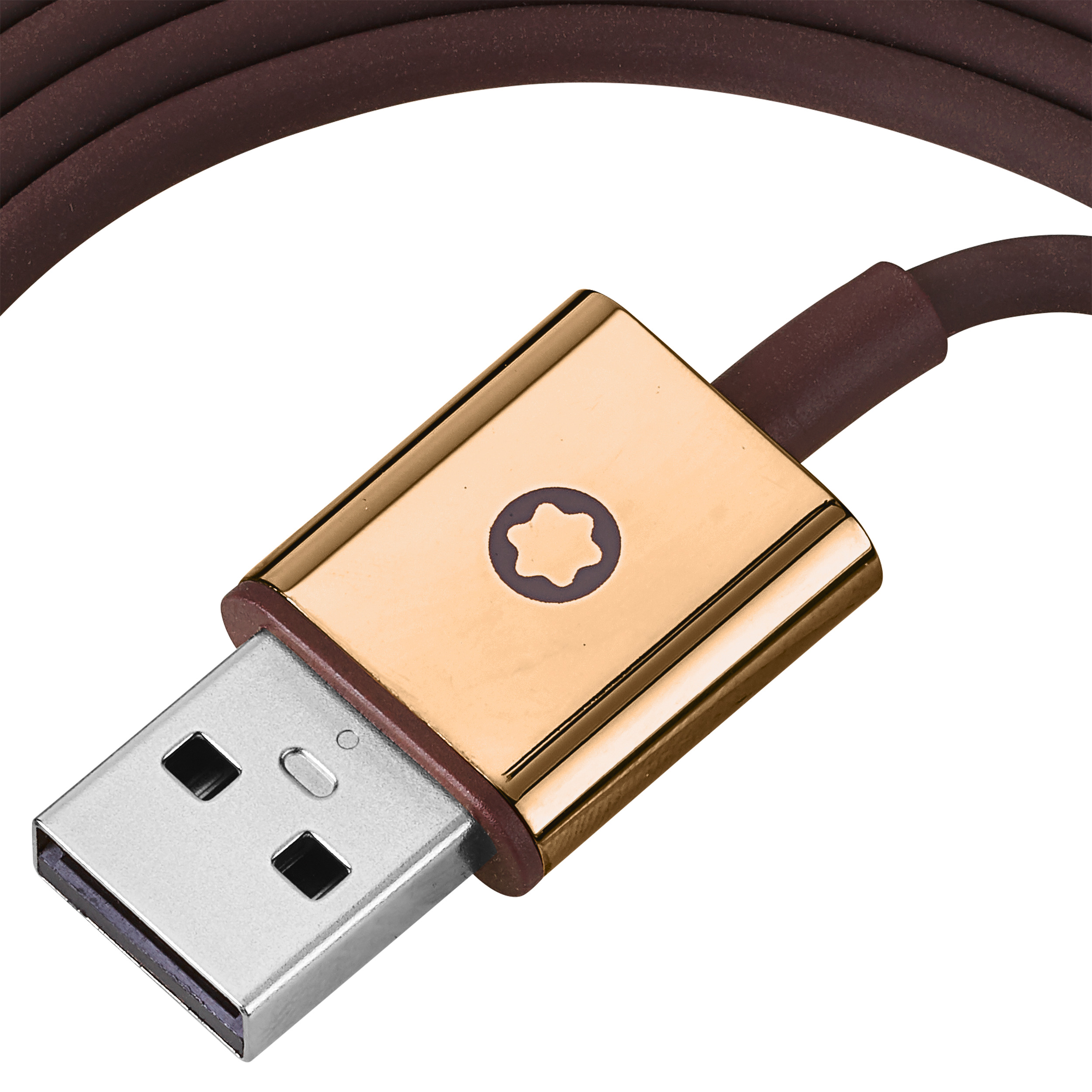 Brown Cable Set for Montblanc MB 01 Headphones - 4