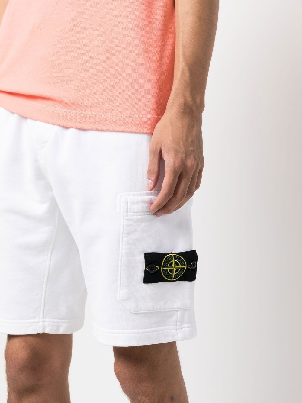 Compass-patch track shorts - 5