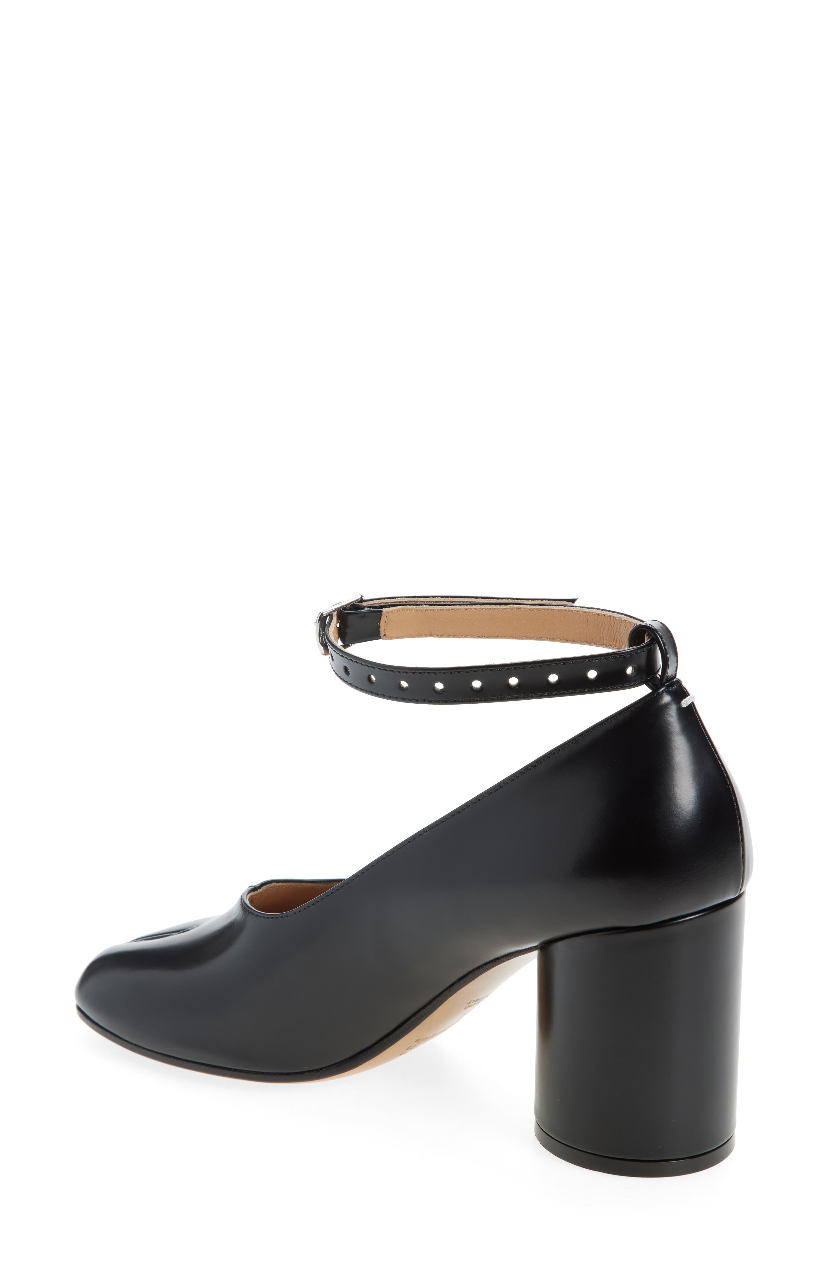 Maison Margiela Tabi Ankle Strap Pump in Black at Nordstrom - 2