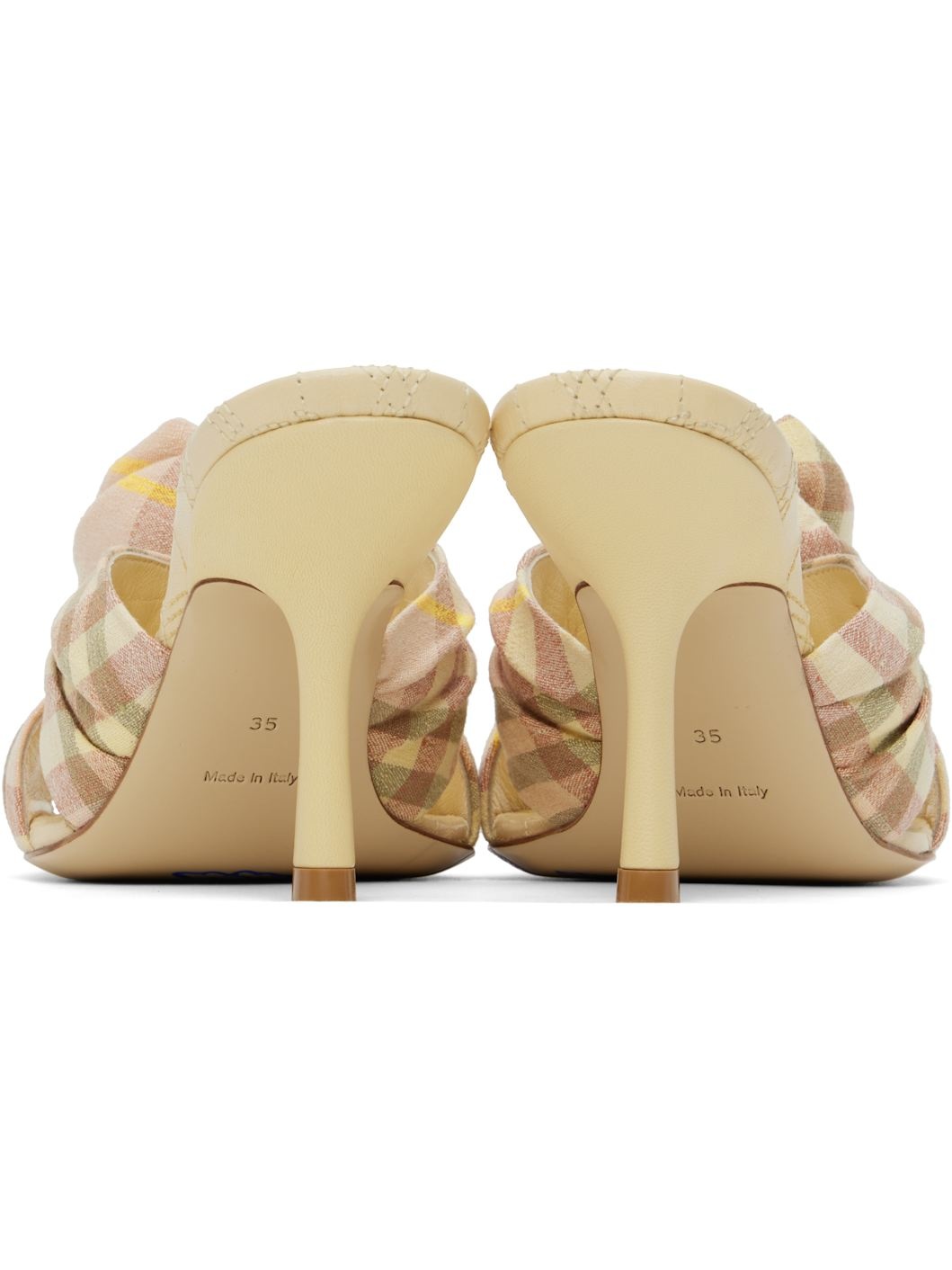 Beige Mews Rose Heeled Sandals - 2