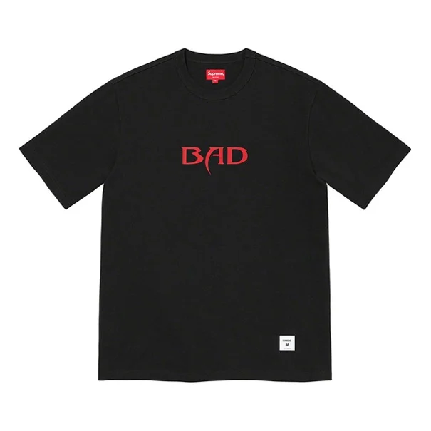 Supreme Bad S/S T-Shirt 'Black Red' SUP-SS22-102 - 1