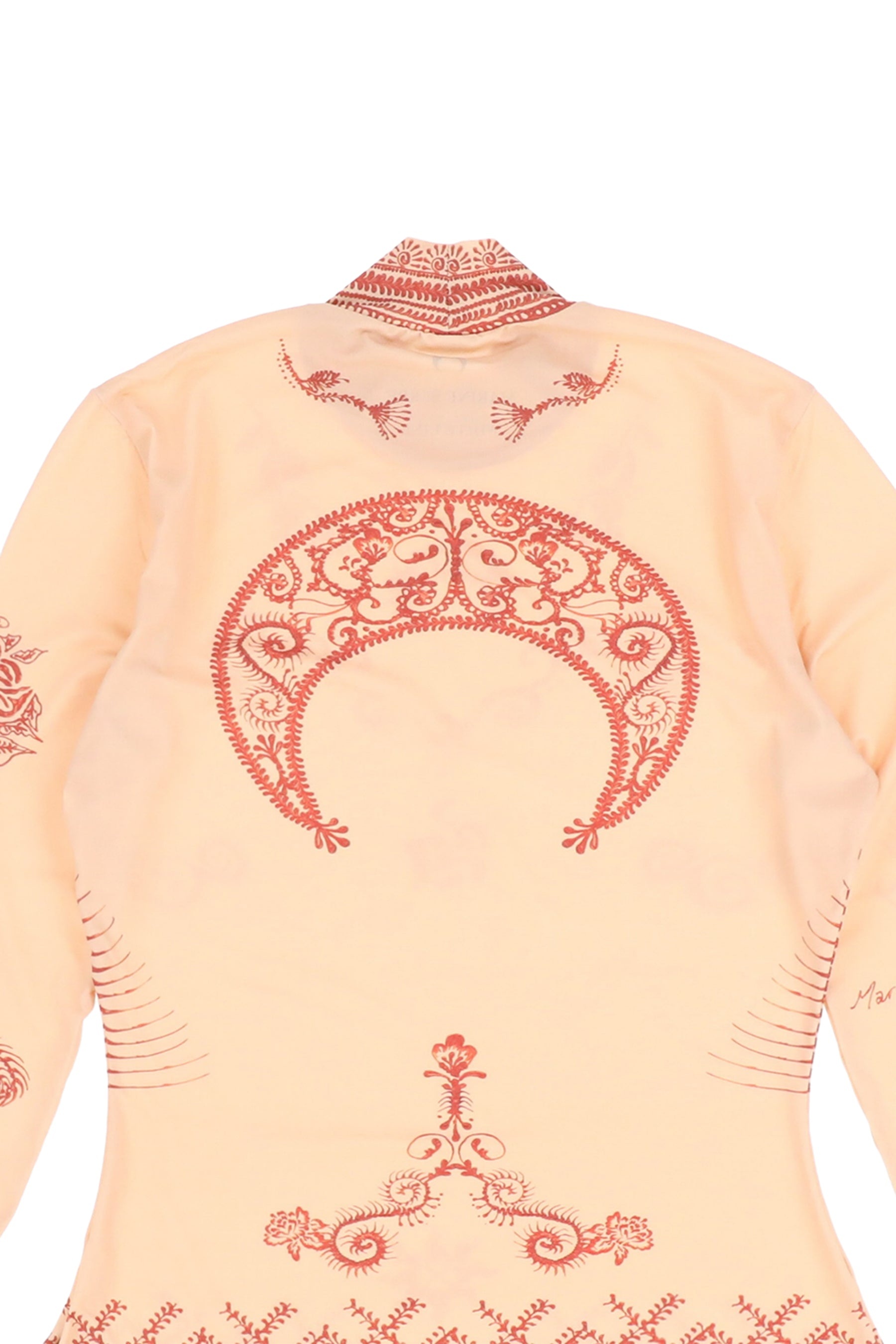 Marine Serre REGENERATED HENNA PRINT SECOND SKIN / TA10 TAN