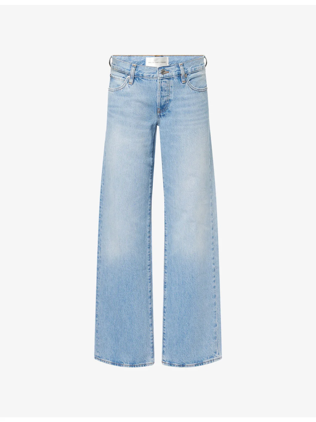 FRAME x Amelia Gray The Gray Wide-Leg Denim Jeans - 1