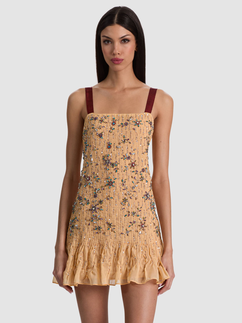 LINNEA EMBELLISHED MINI DRESS 6
