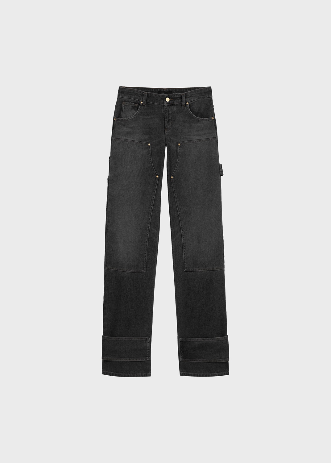 BOYFIT JEANS WITH CARGO DETAILS - 1