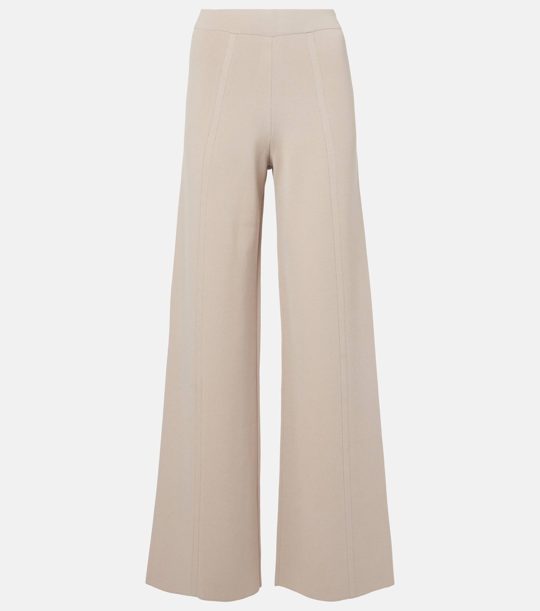 Assiro crêpe wide-leg pants - 1