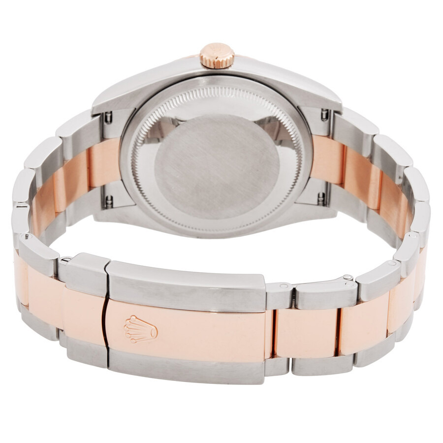 Rolex Datejust 36 Black Diamond Dial Ladies Steel and 18kt Everose Gold Oyster Watch 126231BKDO - 3