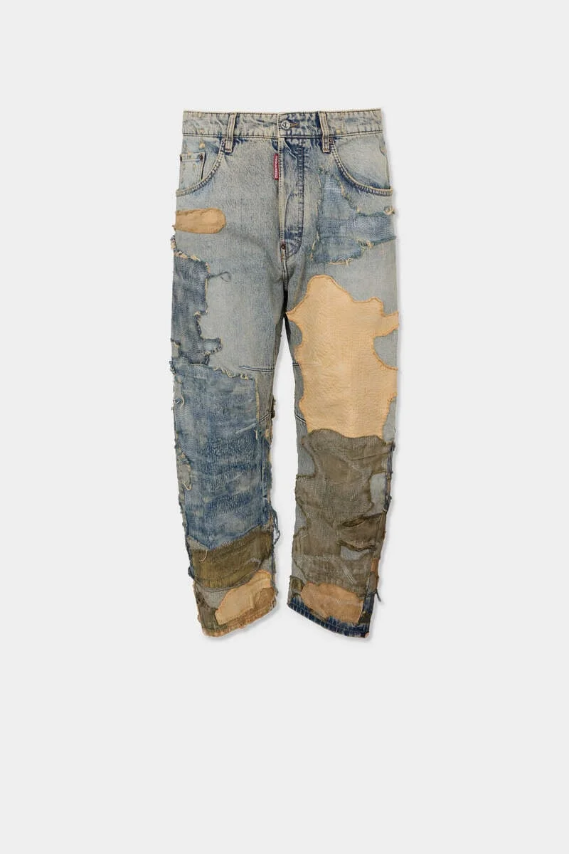 SAND CAMO KAWAII JEANS - 1