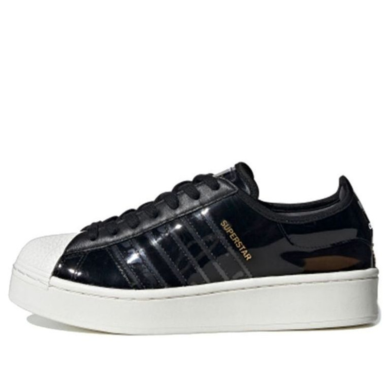 (WMNS) adidas Superstar Bold 'Black Off White' FW8423 - 1
