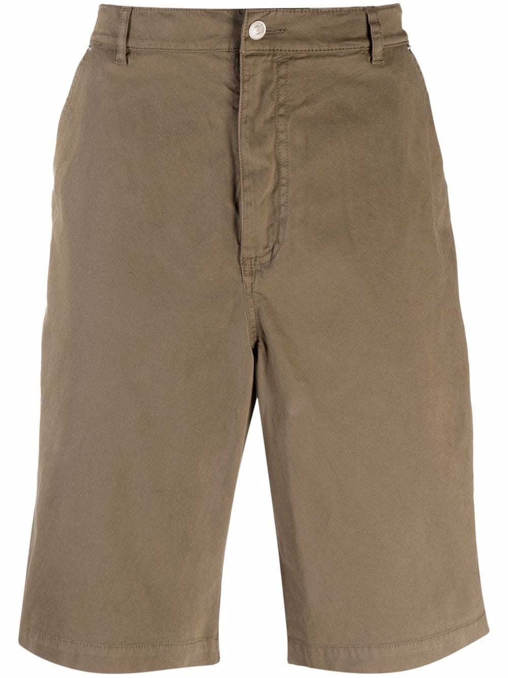 knee-length chino shorts - 1