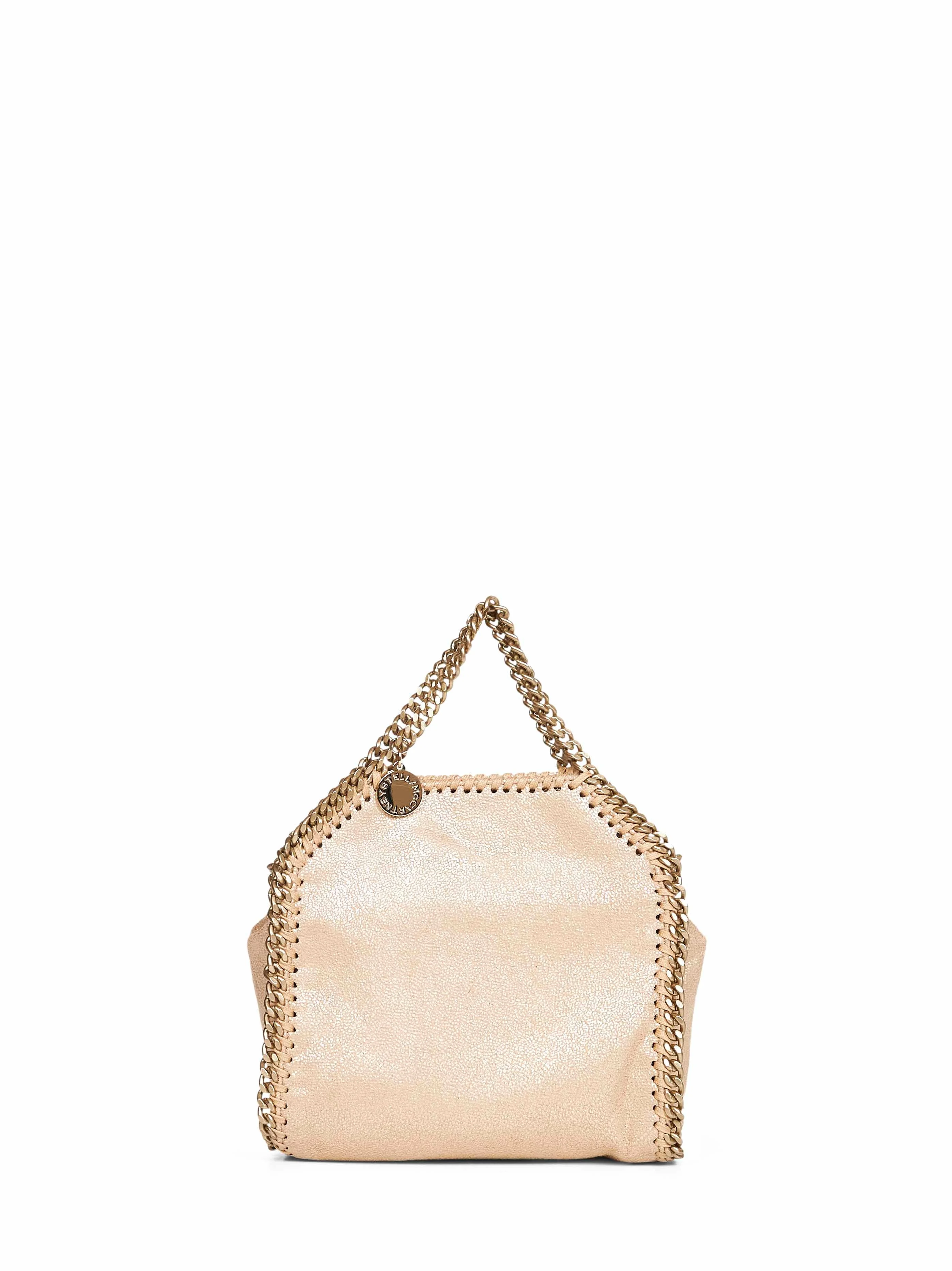 Stella Mccartney Women Gold Falabella Tiny Tote Bag - 1