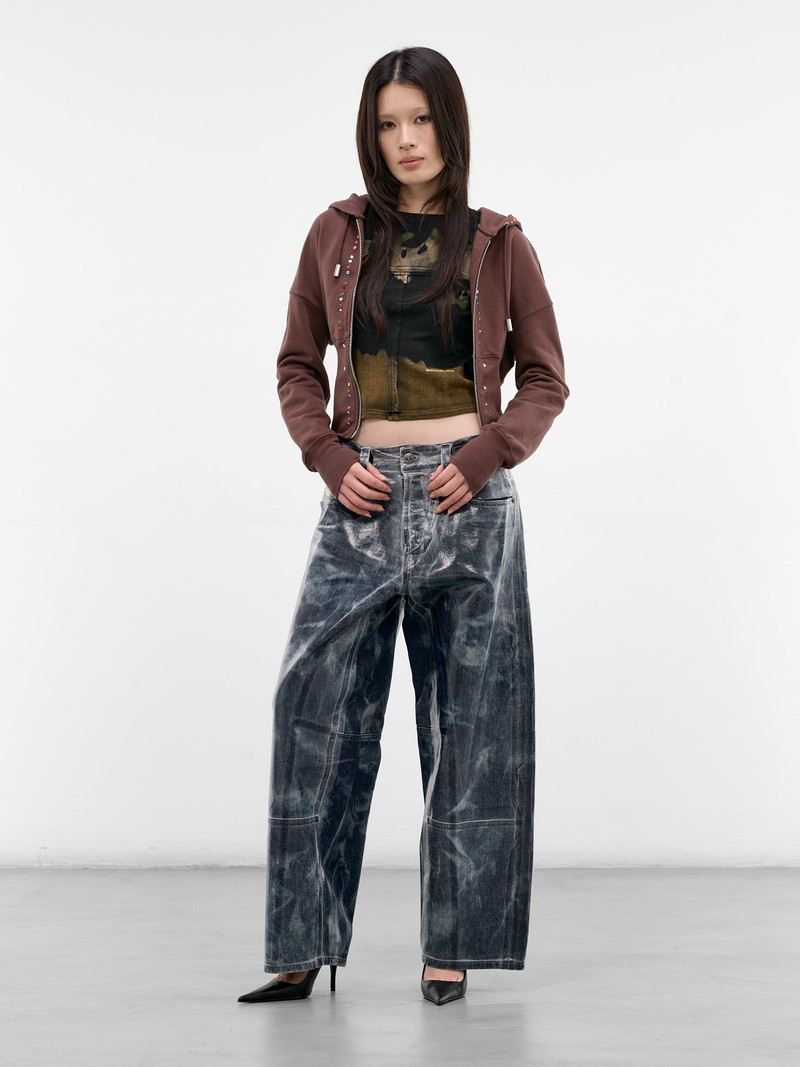 ECKHAUS LATTA Black Ombré Lapped Long Sleeve outlook