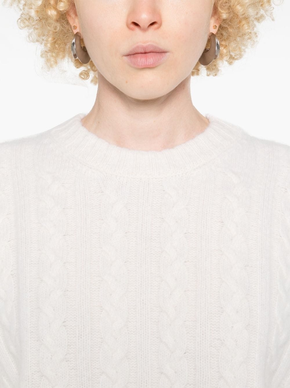 cable-knit sweater - 5
