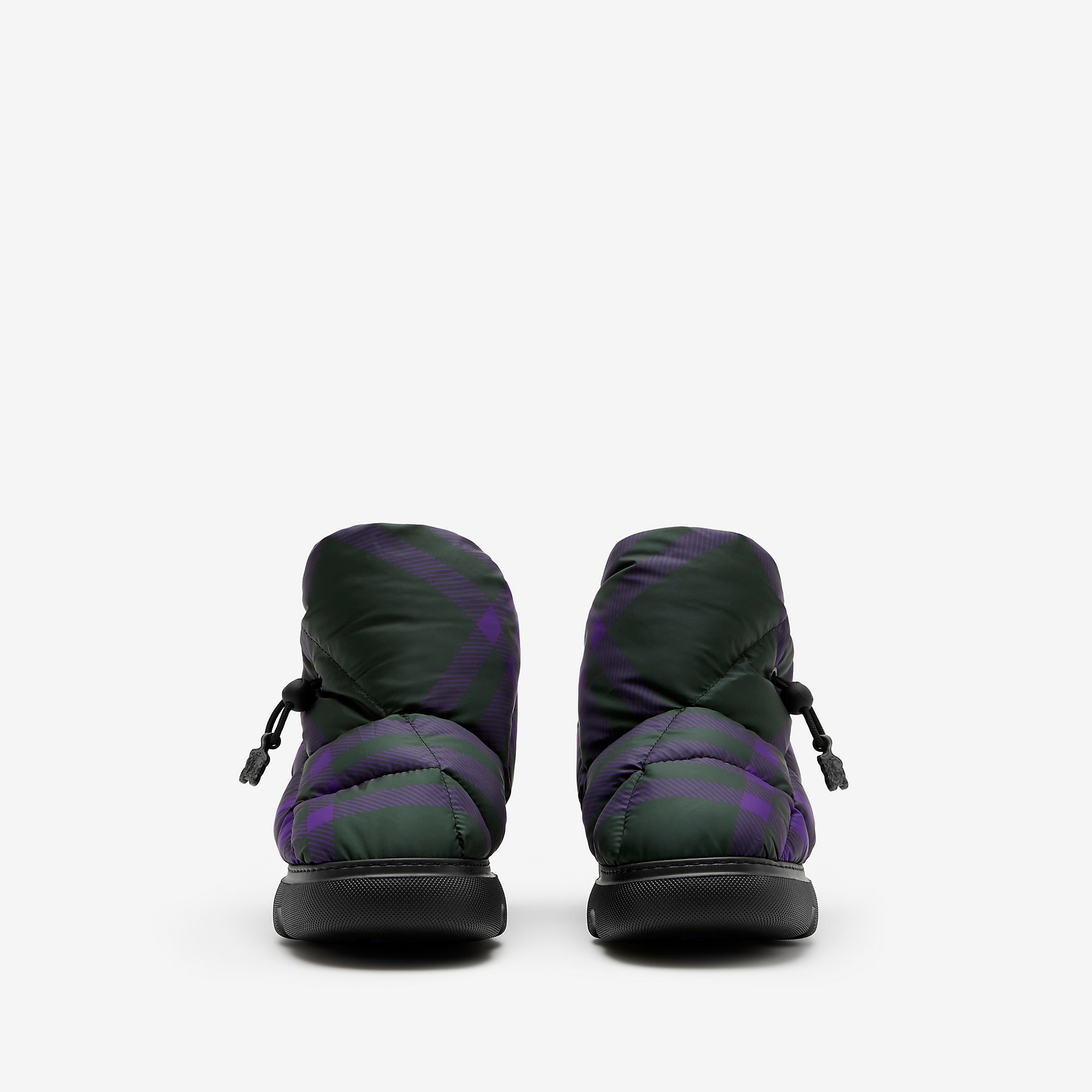 Check Pillow Boots - 3