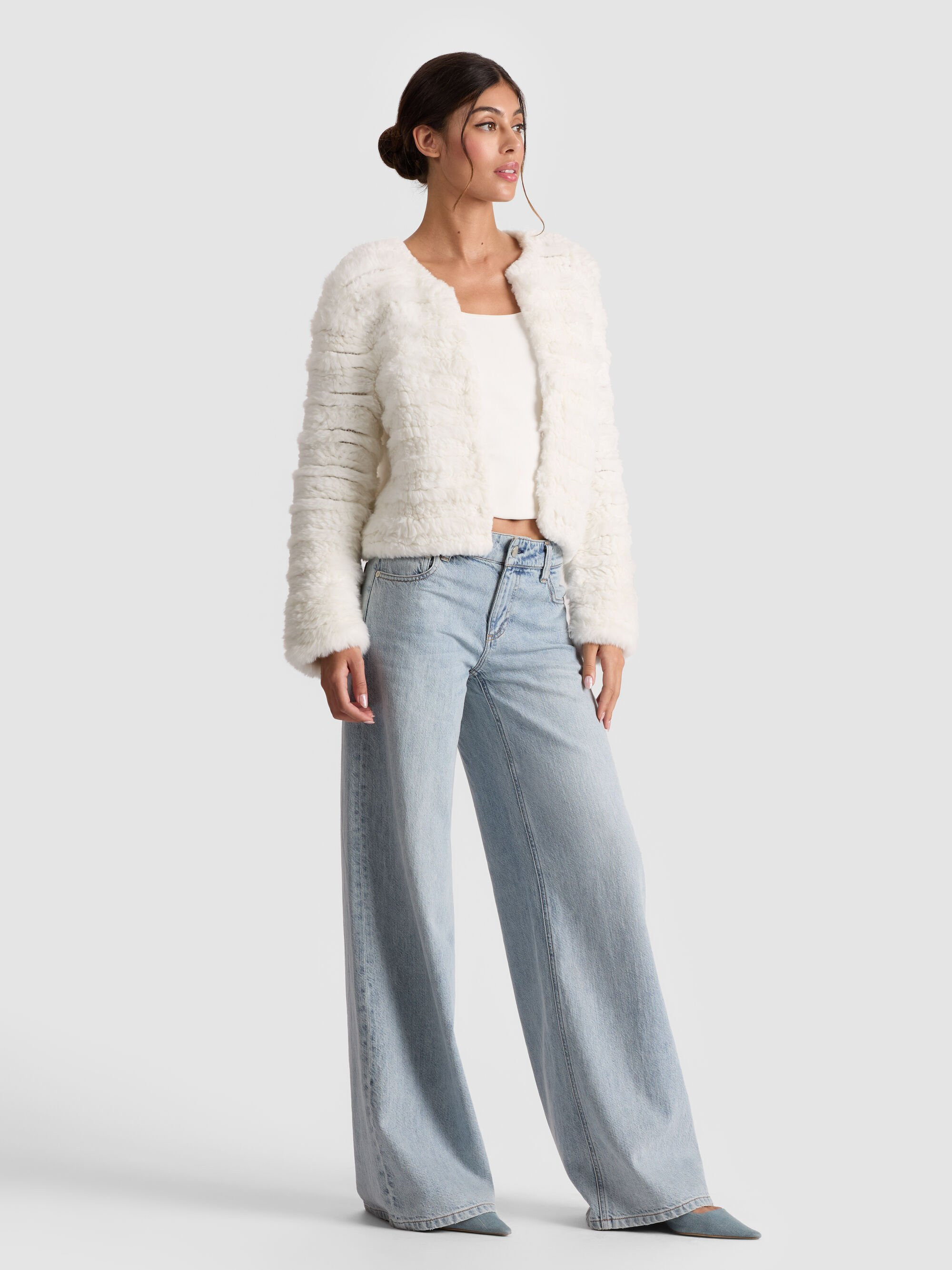 FAWN FAUX FUR JACKET - 6