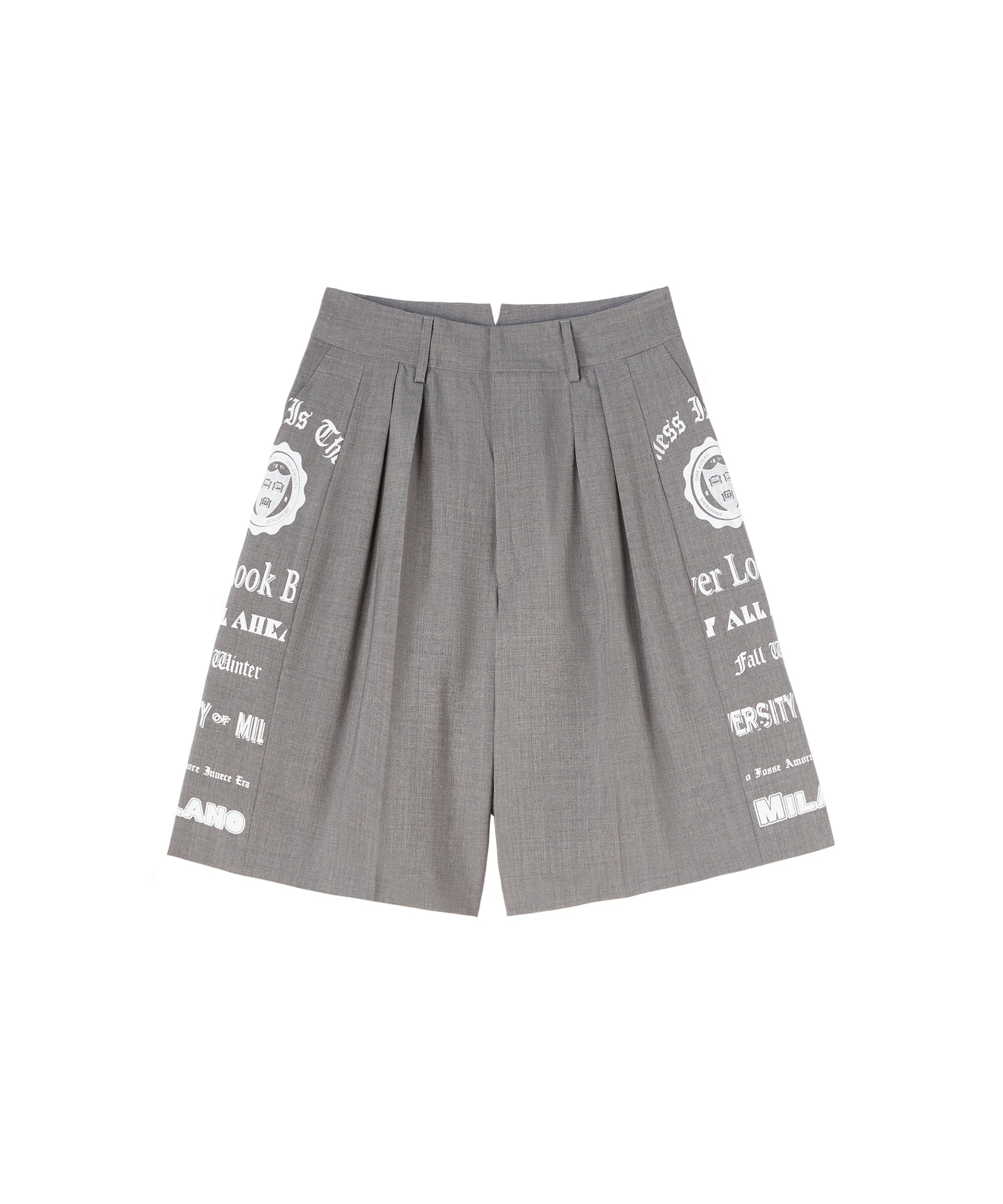 Wool "Dreamers University" Bermuda Shorts - 1