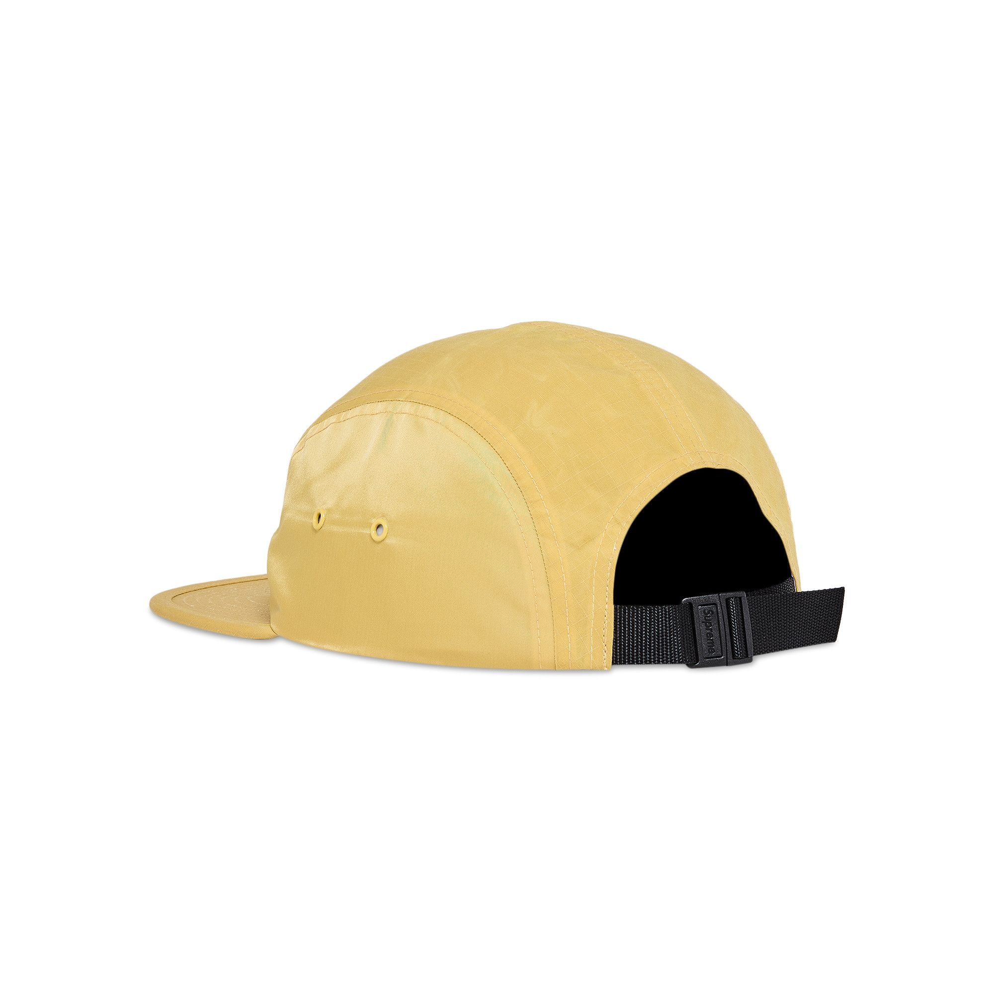 Supreme Waxed Ripstop Camp Cap 'Yellow' - 3