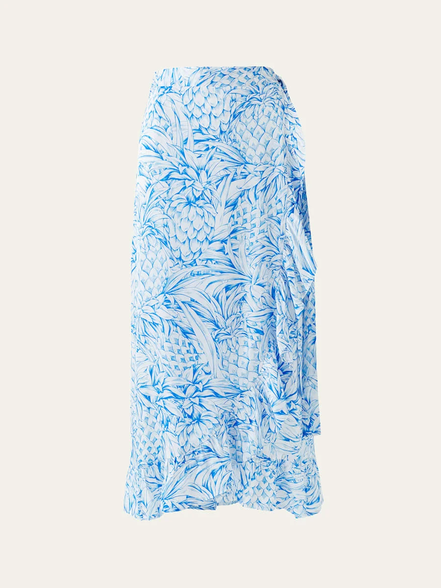 Danni Pineapple Wrap Skirt - 1
