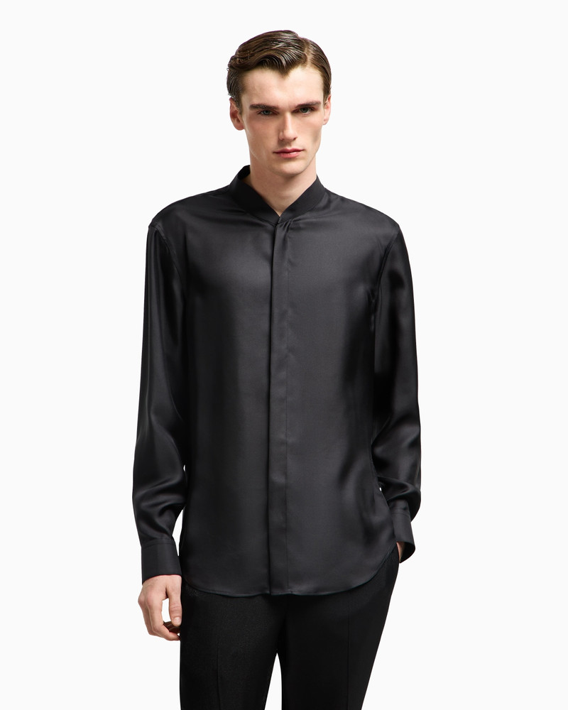 GIORGIO ARMANI SILK TWILL SHIRT outlook