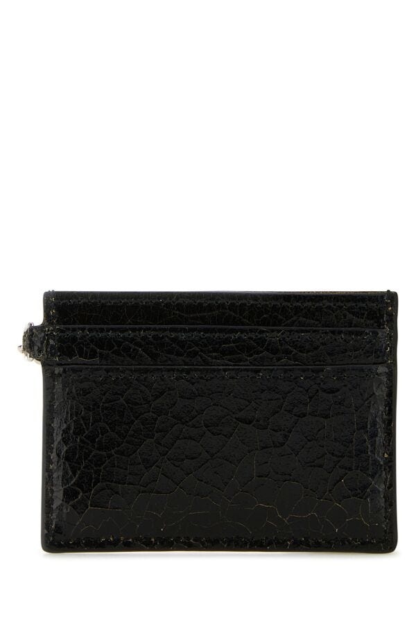 Black leather card holder - 3