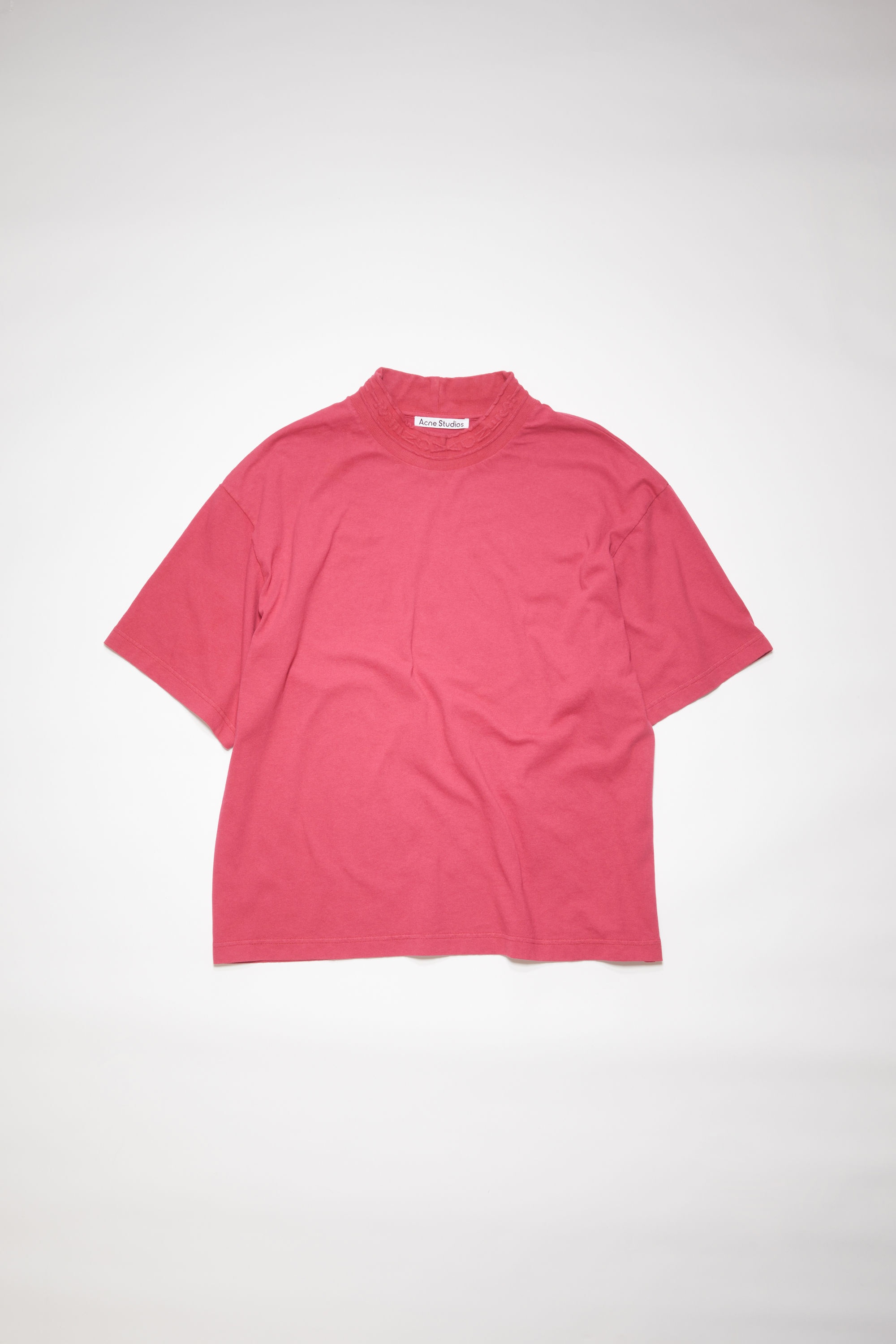 Logo tape t-shirt - Fuchsia pink - 1