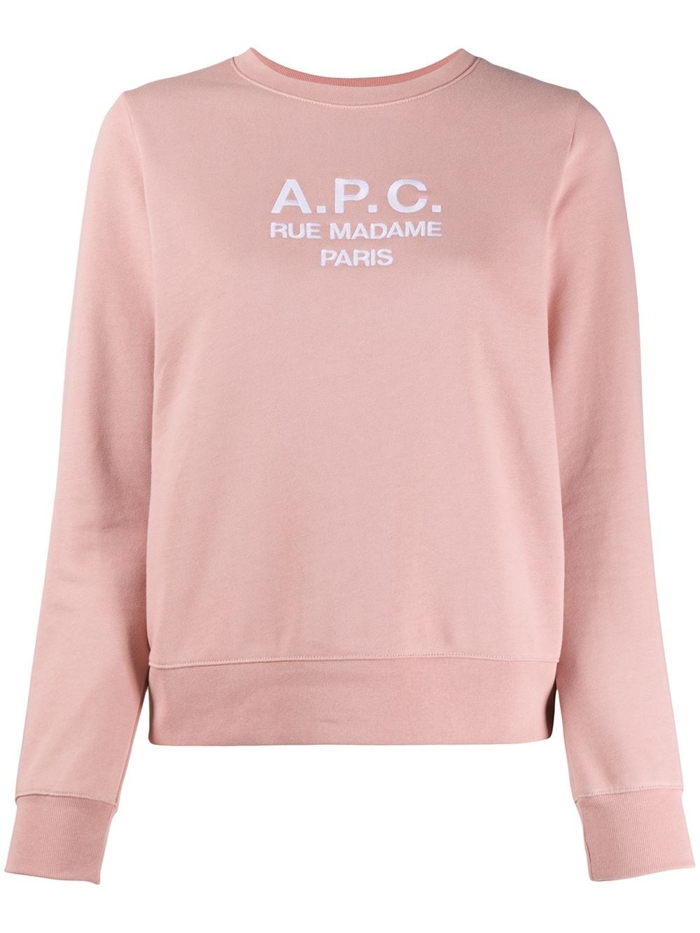 Tina embroidered logo cotton sweatshirt - 1