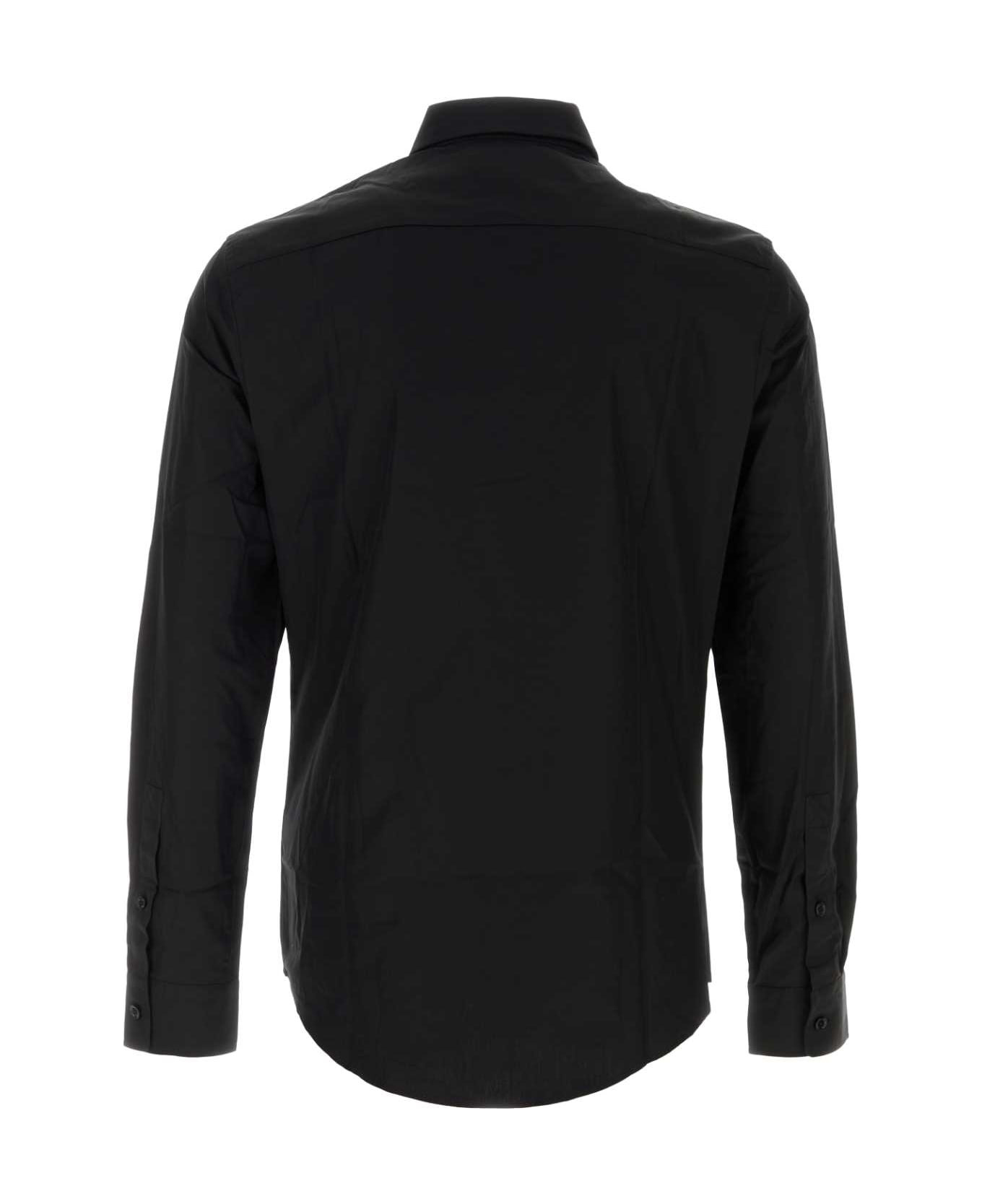 Black Poplin Shirt - 2