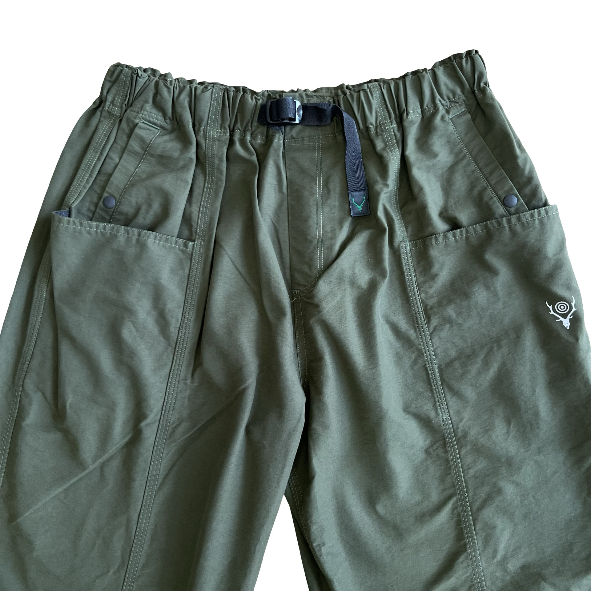 South2 West8 Belted Nylon Trousers SZ L - 2