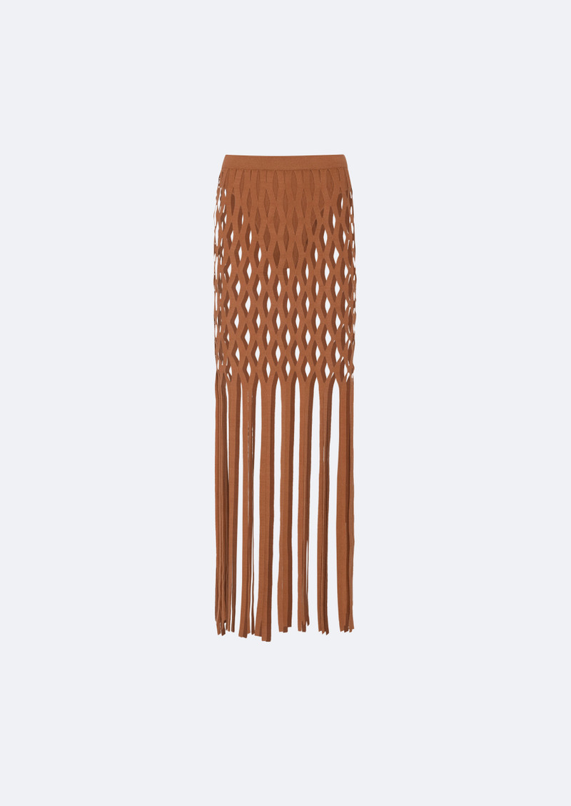 LAPOINTE Matte Viscose Fishnet Skirt And Brief outlook