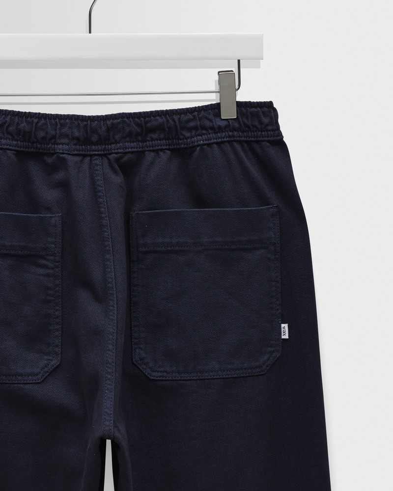 Hyde - Navy Organic Cotton Twill Straight Fit Trousers 6