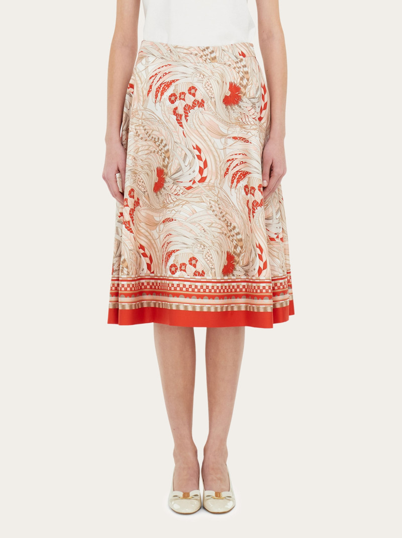 FERRAGAMO Printed Long Skirt outlook
