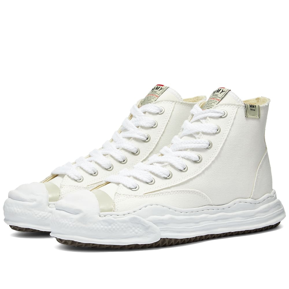 Maison MIHARA YASUHIRO Original Sole Toe Cap Hi Canvas Sneaker - 1