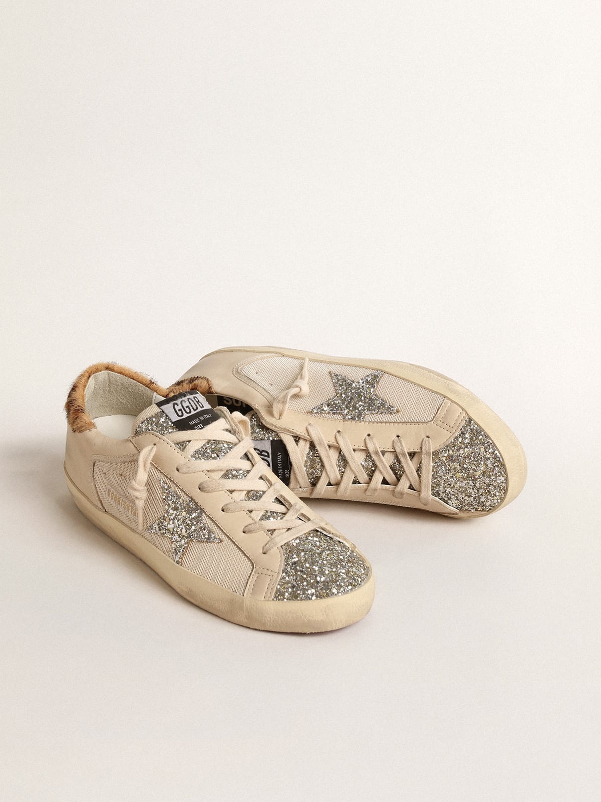 20mm Super-star Mesh & Leather Sneakers