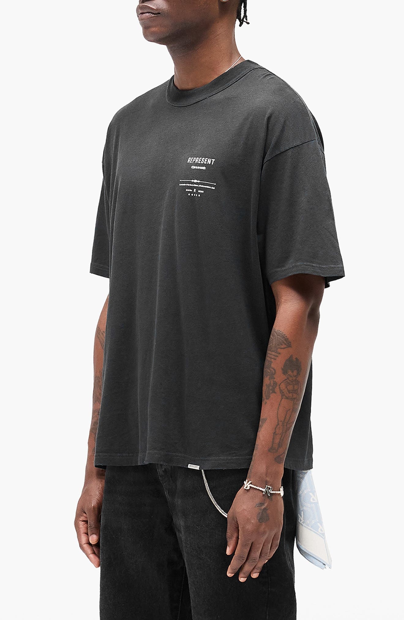 Represent Revere Manor Graphic T-Shirt in Stained Black at Nordstrom - 3