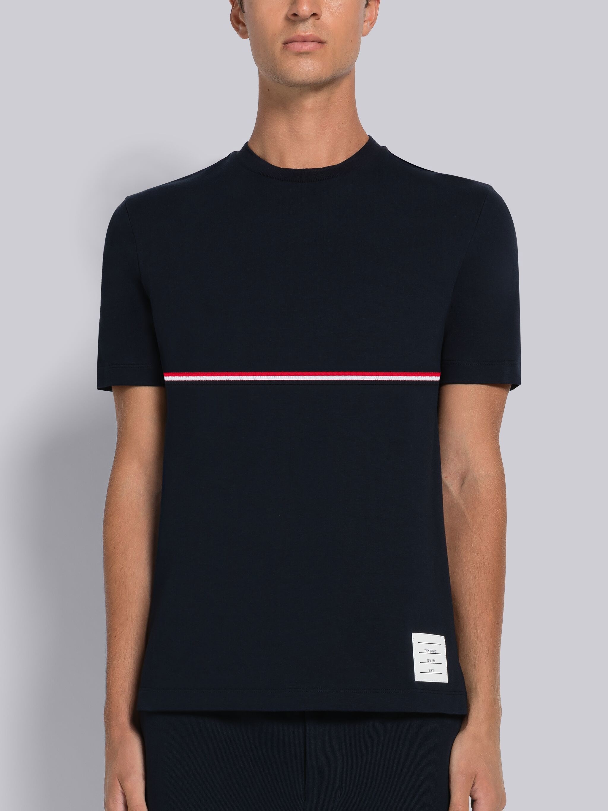 Midweight Jersey Stripe Short Sleeve Tee - 1